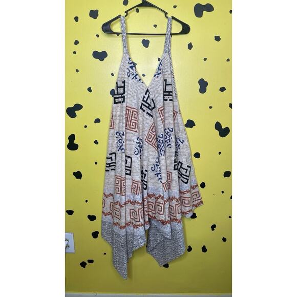 BELMA Boho Afrocentric Cotton Dress One Size NWOT Festival Artwear Style - Picture 9 of 13